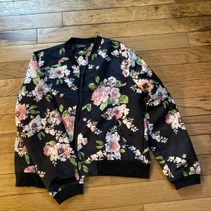 Floral Bomber jacket